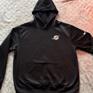 Nike Black Men's Hoodie Miami Dolphins